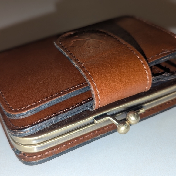 Patricia Nash Brown Leather Wallet - Picture 1 of 14